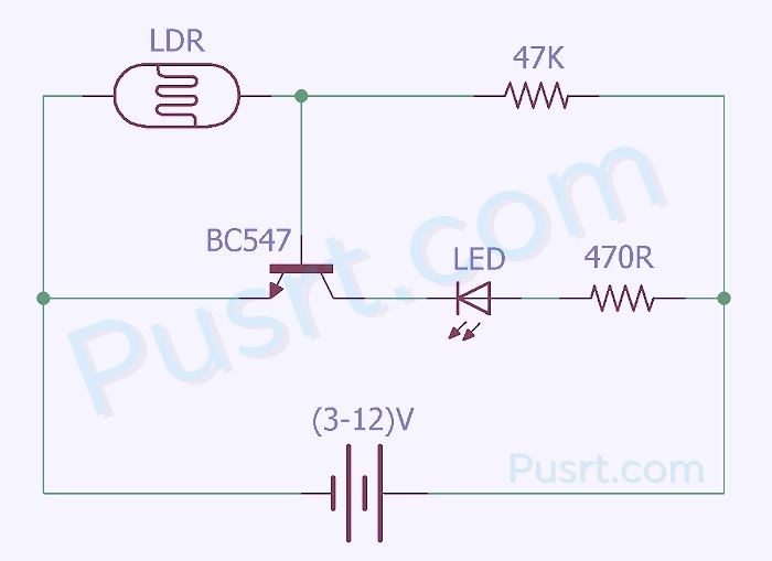 BC547 as switch circuit
