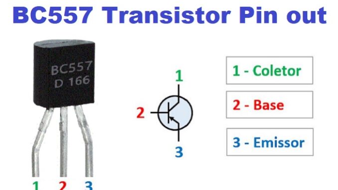 BC557 transistor pinout